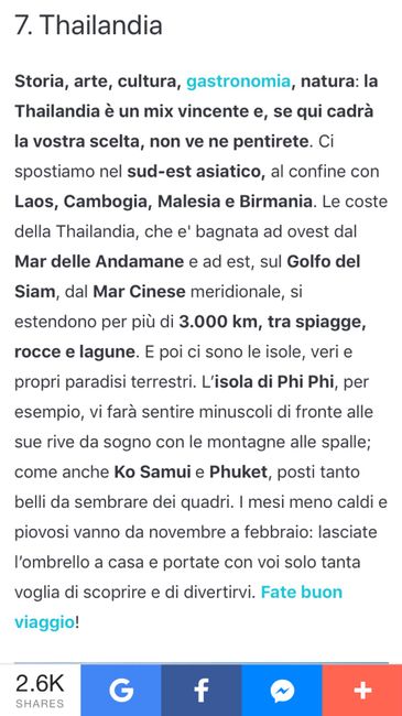 Viaggio di Nozze a Marzo : aiuto! 6