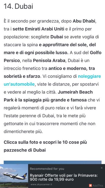 Viaggio di Nozze a Marzo : aiuto! 12