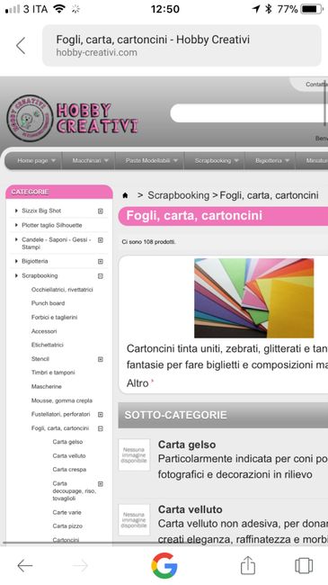  Cerco siti x comprare carta, cartoncini ecc - 3