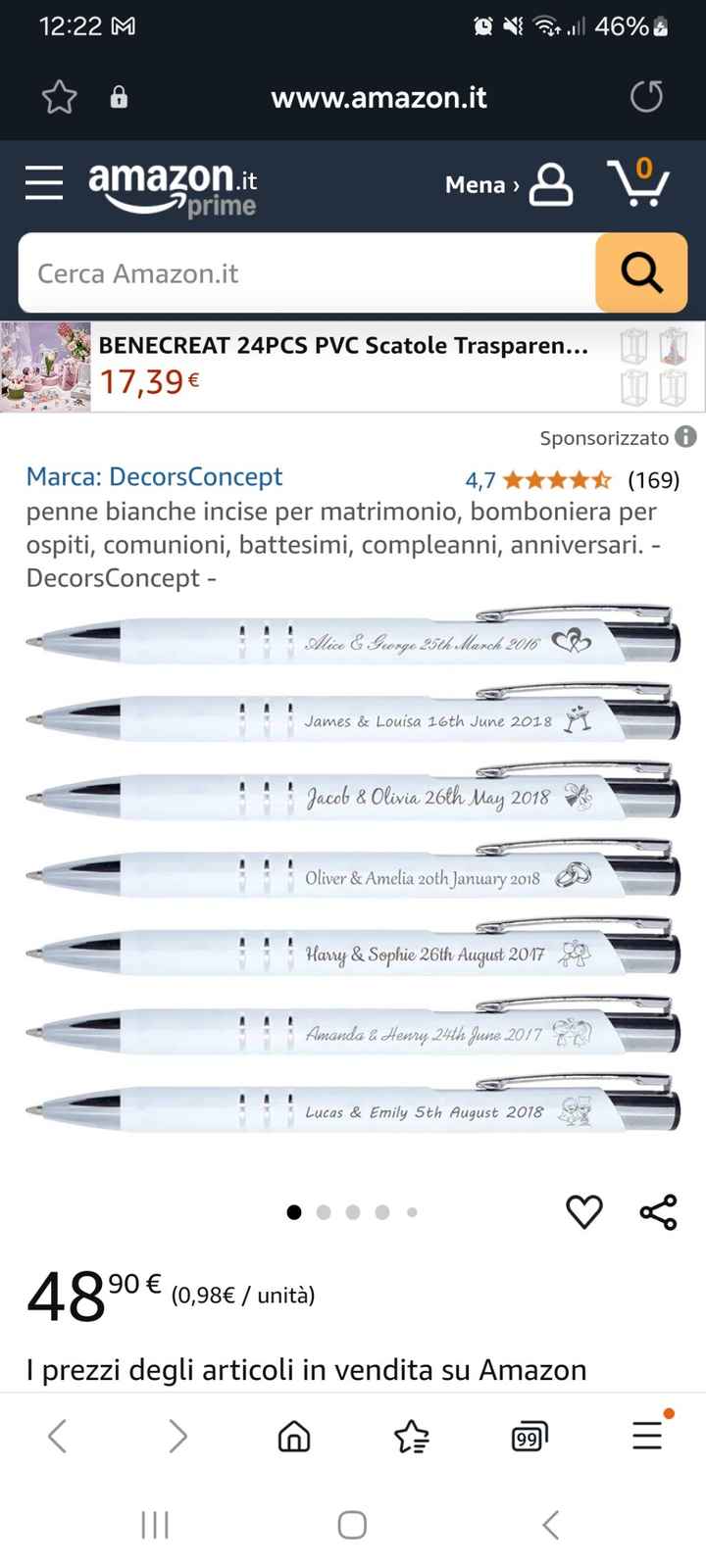 Penne come segnaposto - 1