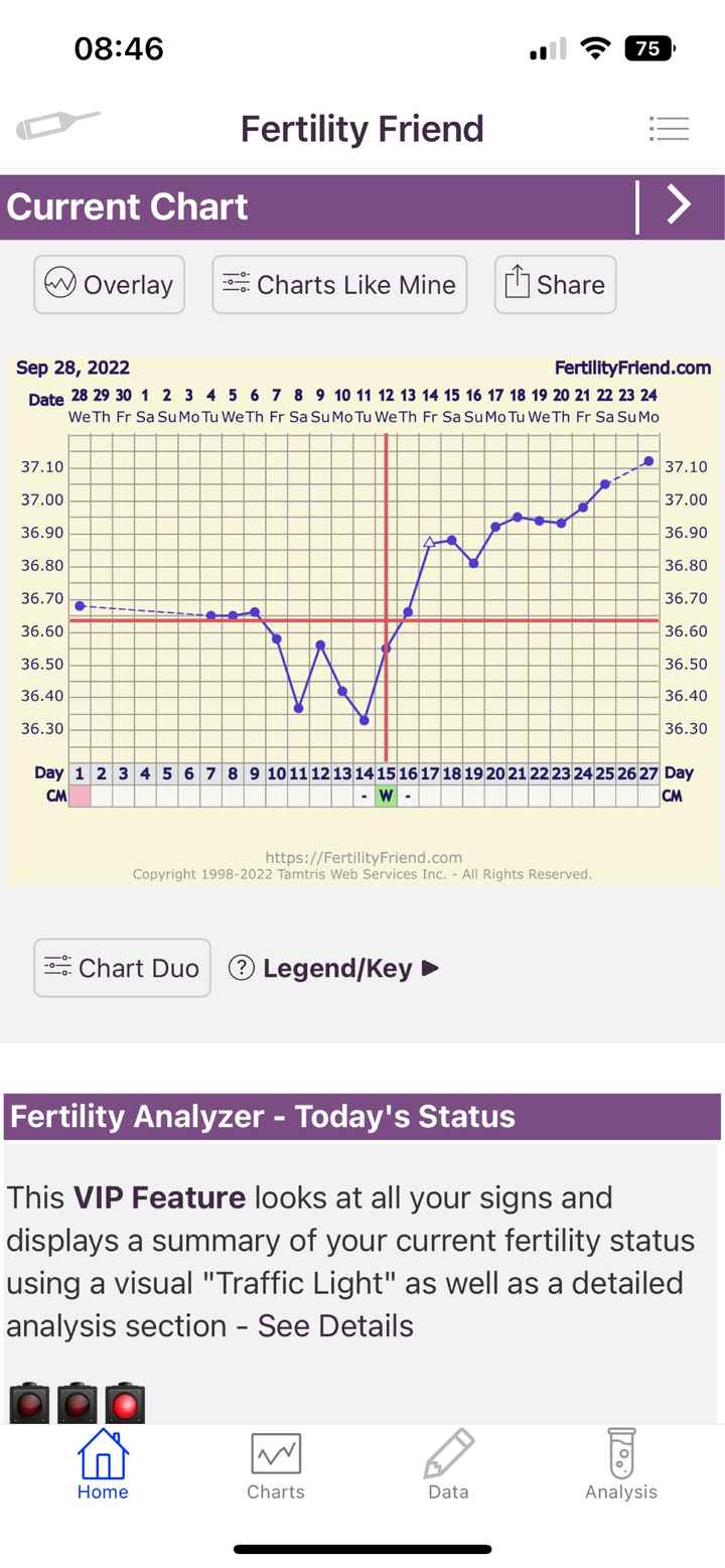 Temperatura basale per ricerca cicogna 🤞🏻 - 1