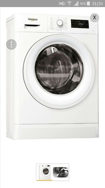 Lavatrice whirlpool slim 1