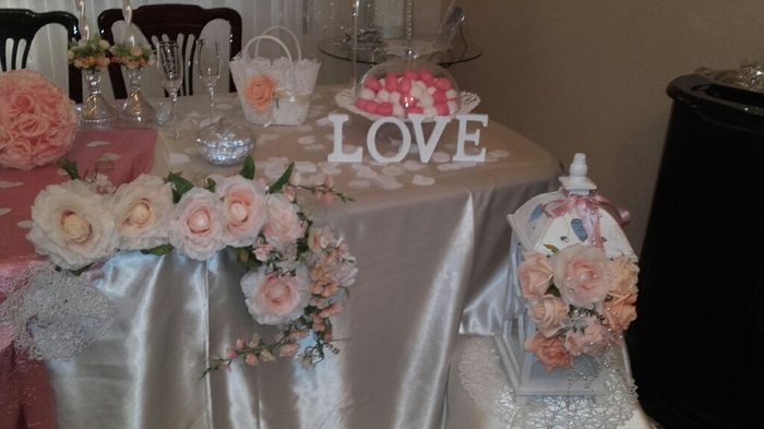 Tavolo sposa 😊 - 2