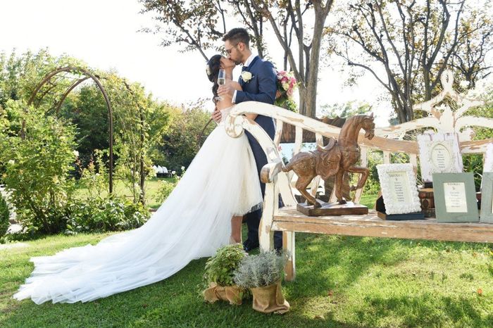 in giardino della villa