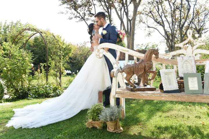 in giardino della villa