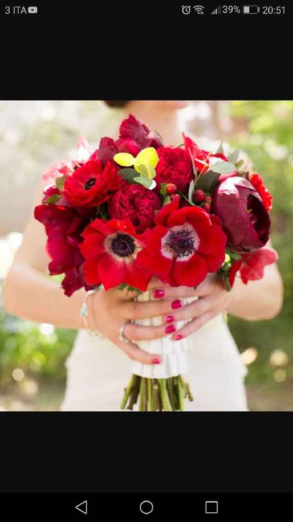 Bouquet rosso e rosa cipria? - 1