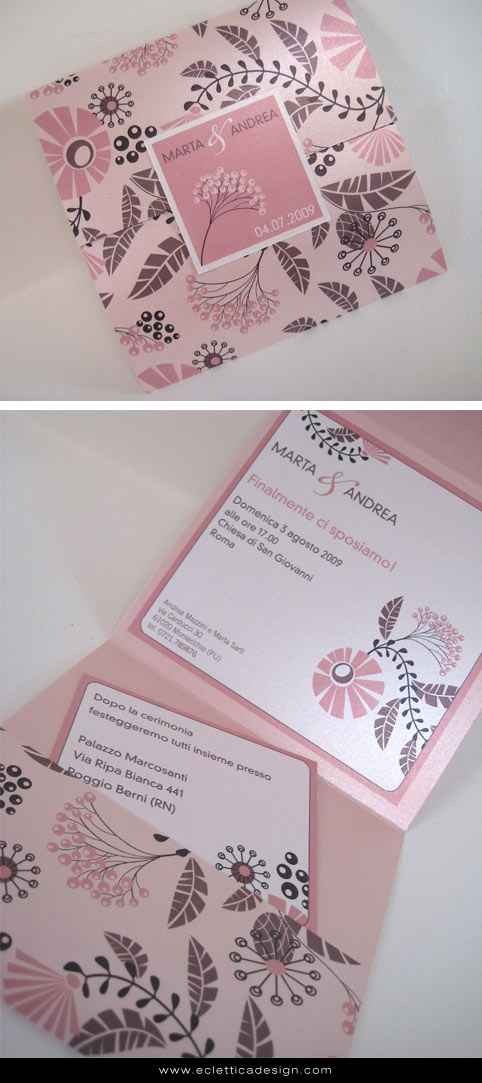 Busta partecipazione nozze
