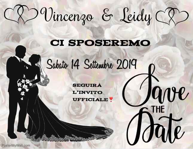 Cosa ne pensate del nostro Save The Date? - 1