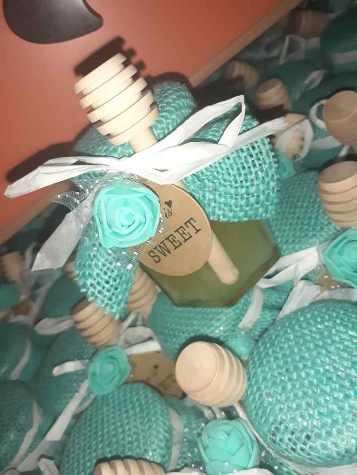 Copri barattolo miele - bomboniera fai da te - 4