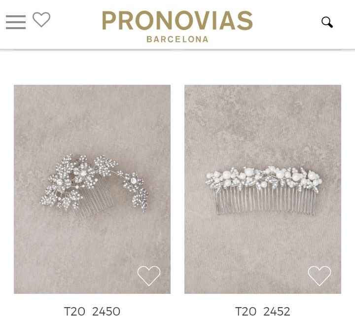 Accessorio capelli pronovias