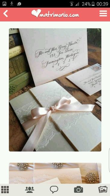 Partecipazioni con pizzo: come incollarlo? - 2