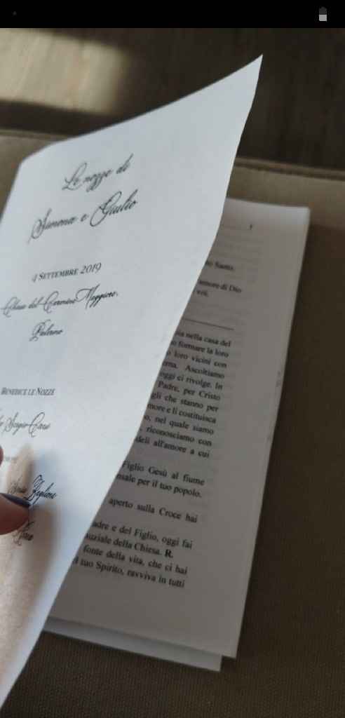 Chi sa qualcosa del libretto nuziale? - 2