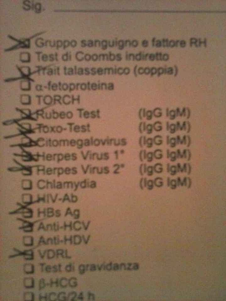 Analisi preventive - 1