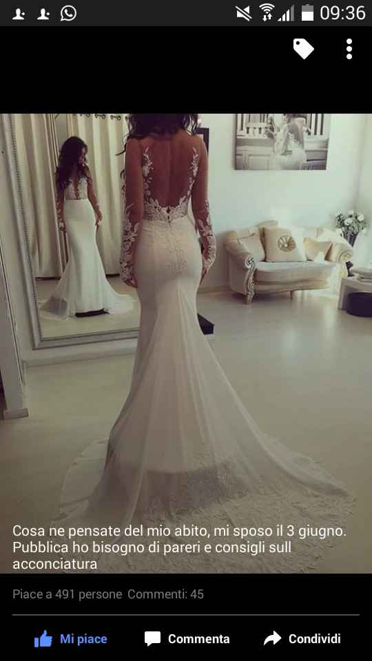 Abito meraviglioso...chi sarà lo stilista? - 1