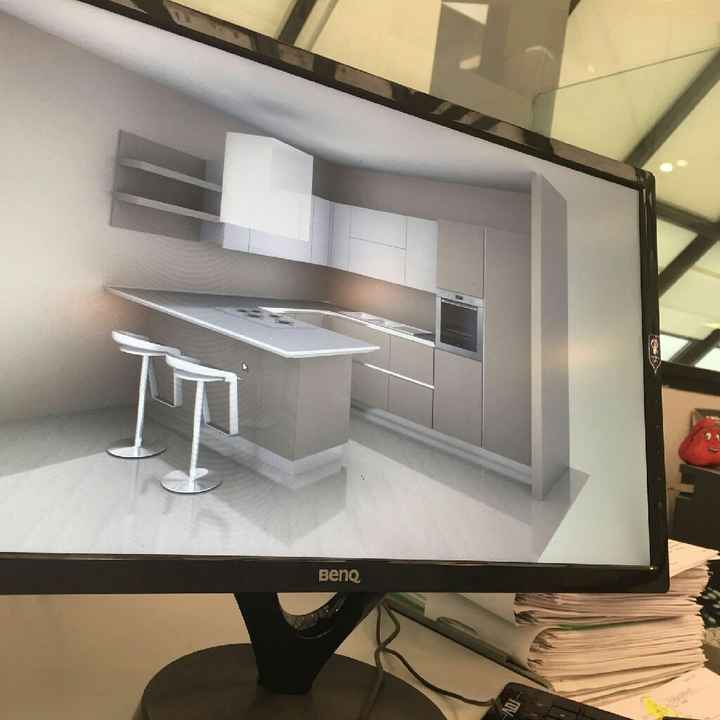 Cucina ad angolo e con penisola - 1