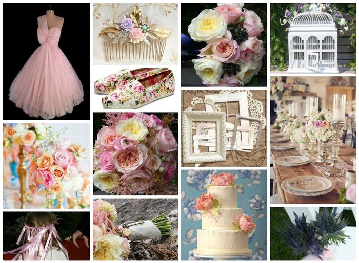 shabby wedding theme