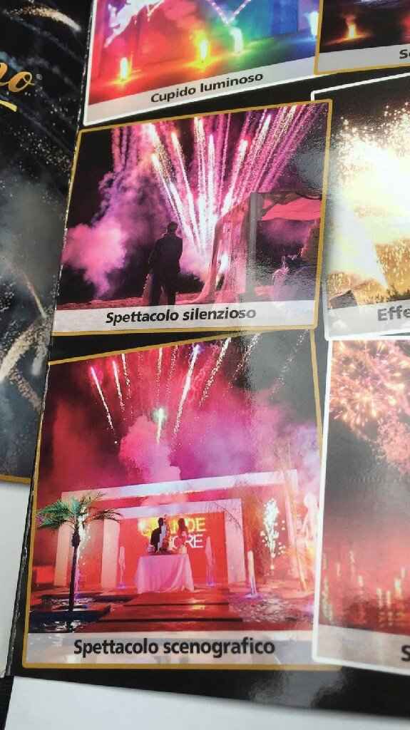 Spettacolo fuochi durante la torta - 1