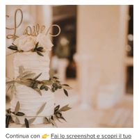 Fai lo screenshot e scopri la tua torta nuziale - 1