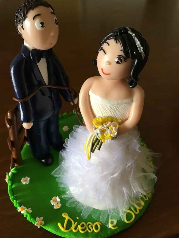 Quale cake topper avete scelto per le nozze? - 1