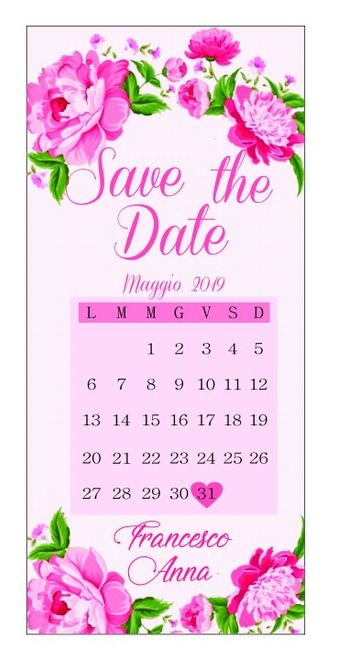  Ecco il nostro Save the date 😍 - 1