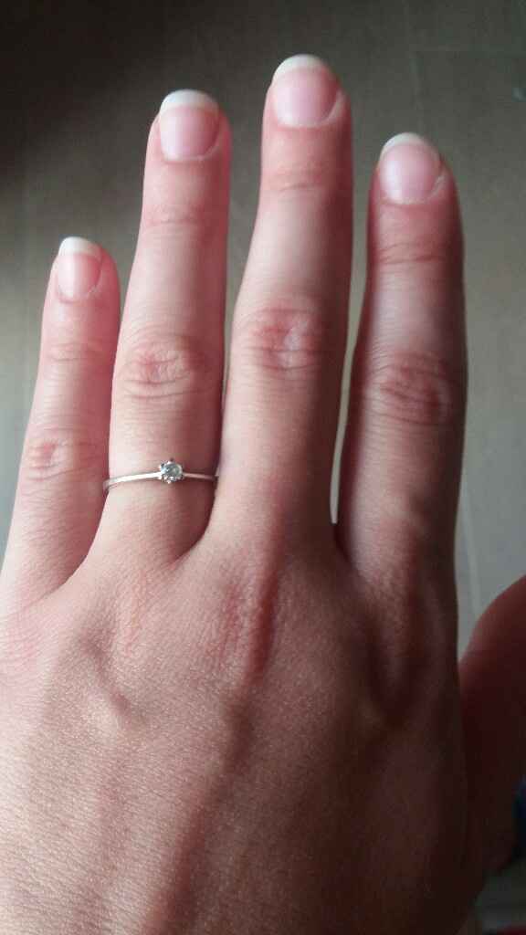  Ragazze 😍 Anello di fidanzamento  - 1