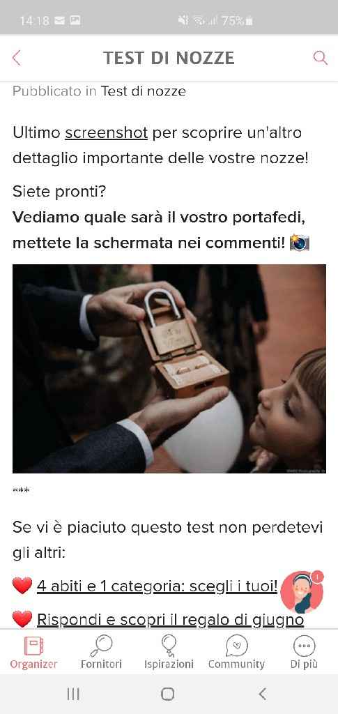 Fai lo screenshot e scopri il tuo portafedi - 1