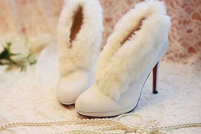 Scarpe sposa invernali
