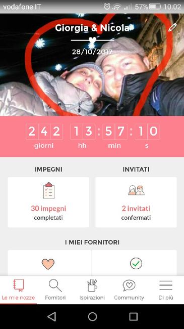 Quanti giorni mancano alle tue nozze? - 1