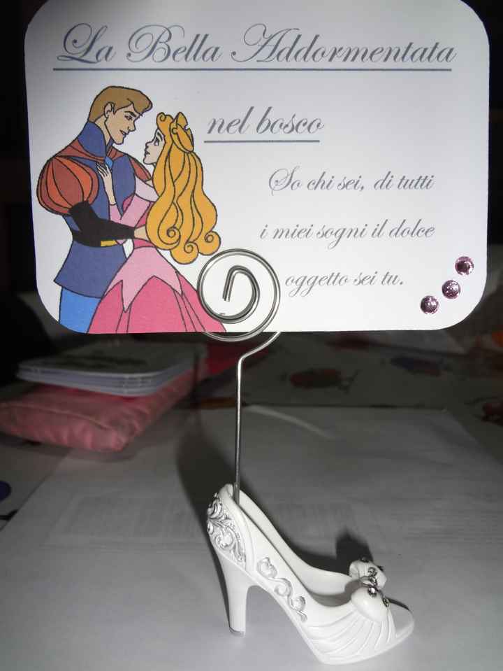scarpetta cenerentola segnatavoli