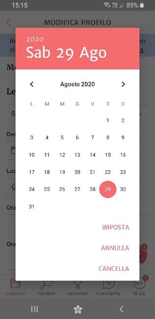Cambio data...del matrimonio!!! 1