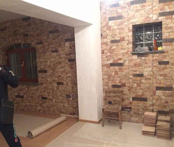 Soggiorno...parete in pietra si o no?? 🤔 - 1