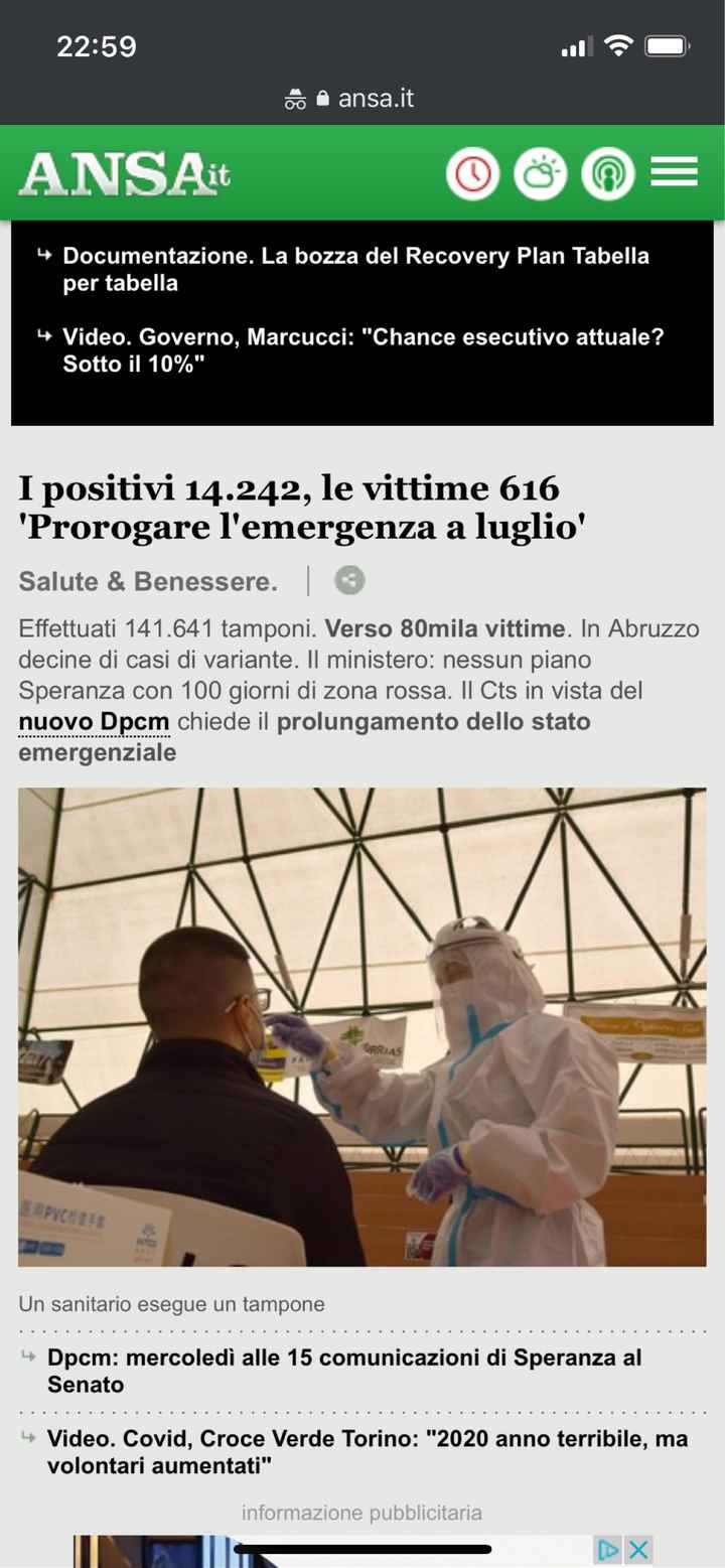 Vogliono prorogare lo stato di emergenza a luglio... - 1