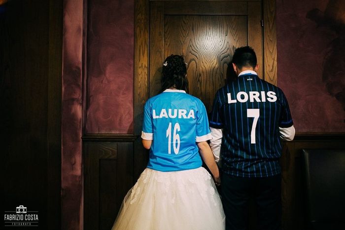 la data delle nozze e le nostre squadre del cuore