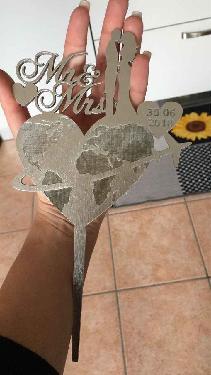 Cake topper tema viaggio! - 1