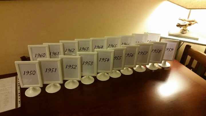  Segnatavoli tema anni 50/60 - 1