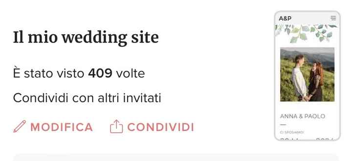State curando il vostro wedding site? - 1