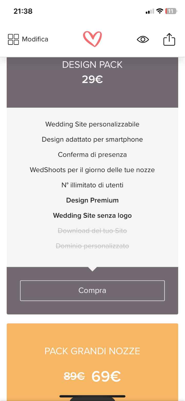 Costi sito internet - 1