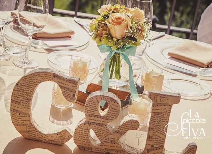 TAVOLO SPOSI FAI DA TE SHABBY CHIC