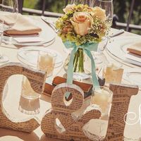 TAVOLO SPOSI FAI DA TE SHABBY CHIC