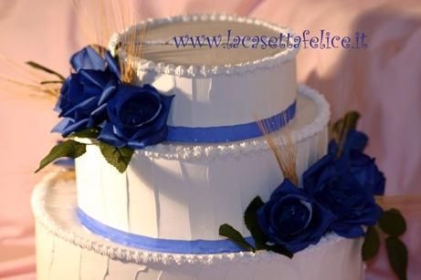 Portabuste blu e bianca