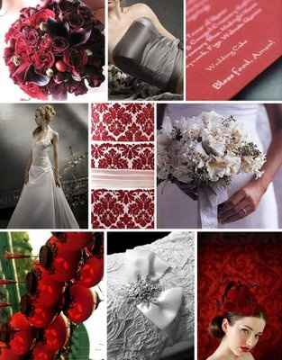 un matrimonio dark red
