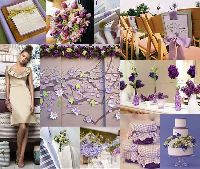 lilac wedding