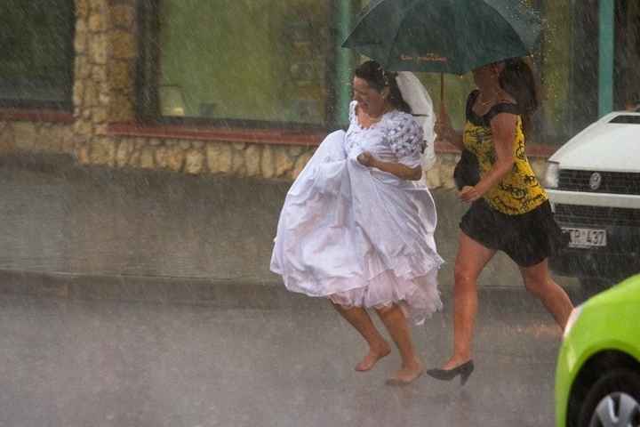 Sposa bagnata...