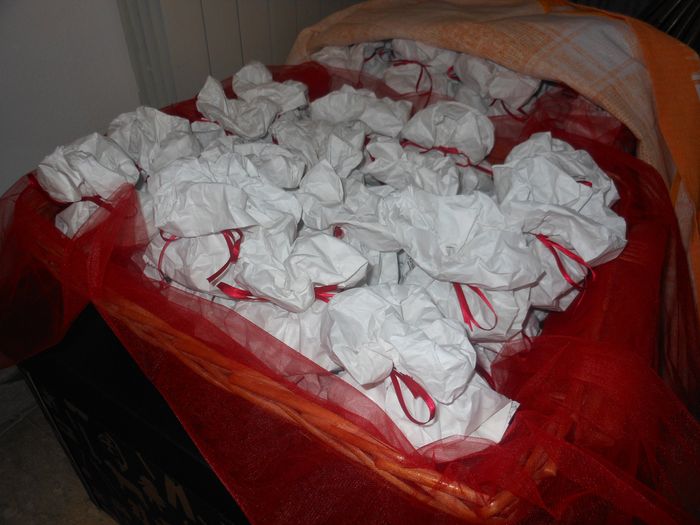 Cestino sacchettini riso