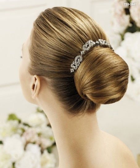 Chignon con brillantini