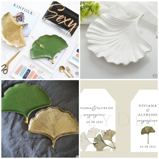 Tags, segnaposto e bomboniere ginkgo. Help! 1