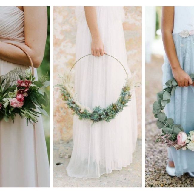 Hoop bouquet 1