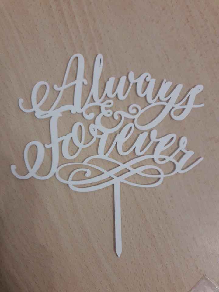 è arrivato il cake topper! - 1