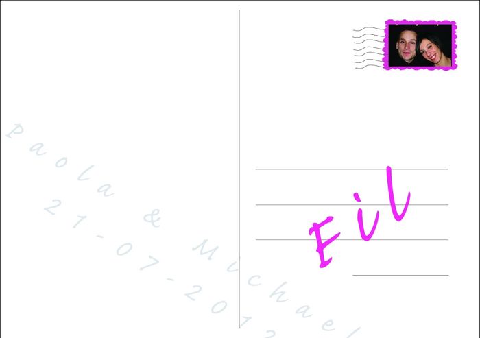 segnaposto - prova 1 retro