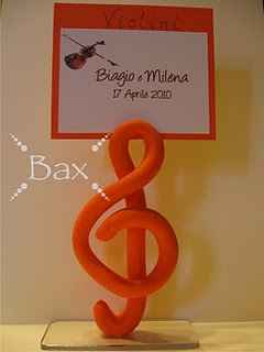 Tema musicale - segna tavolo